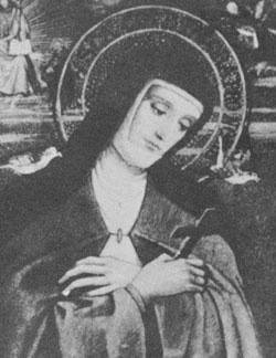 St Colette who was bron on 13 January 1381 was a French abbess and the foundress of the Colettine Poor Clares, a reform branch of the Order of Saint Clare, better known as the Poor Clares.